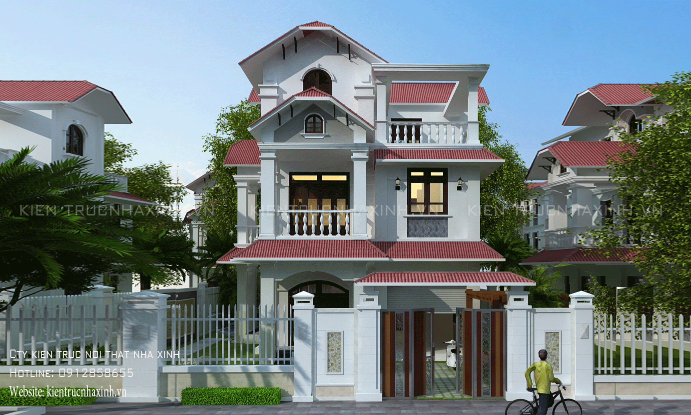 Mẫu thiết kế biệ thự gia đình A Dũng - TP Lào Cai 
