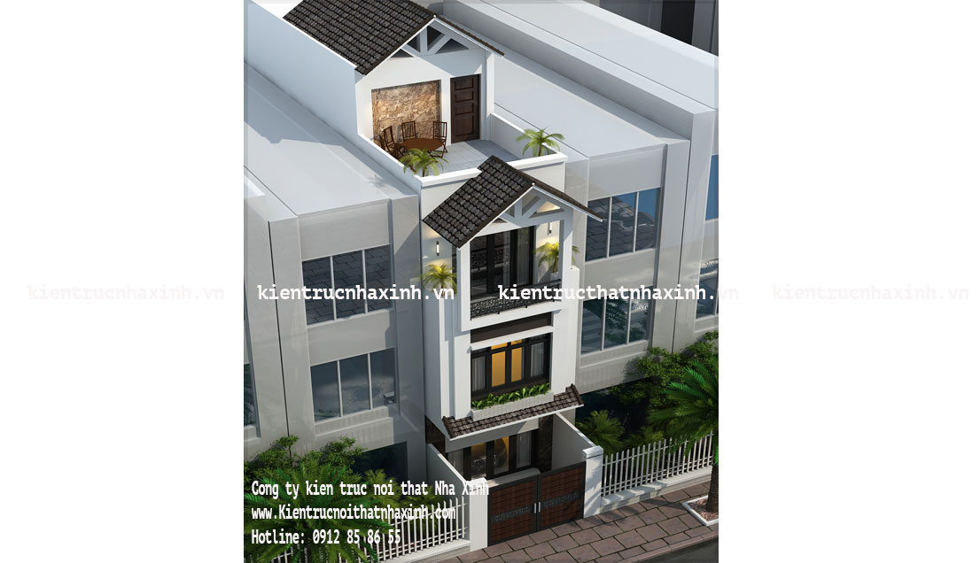Mẫu thiết kế nhà phố 5m x17m gia đình chị Hảo - Tây Hồ, Hà Nội